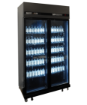 Picture of Combisteel Black Two-Door Glass Refrigerator - 770 L