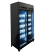 Picture of Combisteel Black Two-Door Glass Refrigerator - 770 L