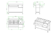 Picture of Combisteel Cocktail Bar Station 1400 - 1400 mm Wide
