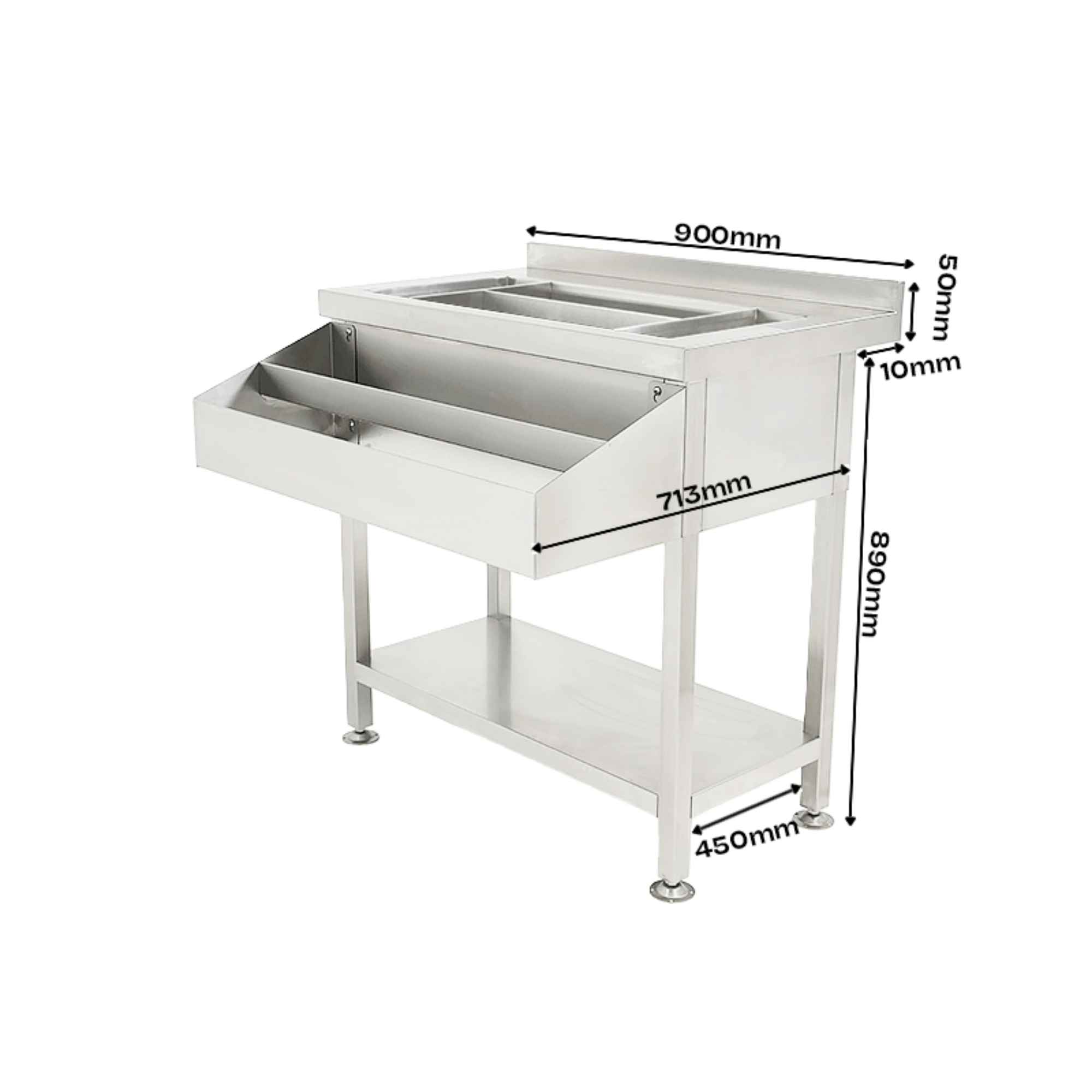Picture of Combisteel Cocktail Bar Station 900 - 900 mm Wide
