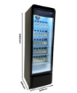 Picture of Combisteel PIB-280R Glass-Door Refrigerator - 280 L