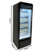 Picture of Combisteel PIB-240R Glass-Door Refrigerator - 240 L