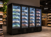 Picture of Combisteel JDE-2025F BL Four-Door Glass Freezer - 2120 L