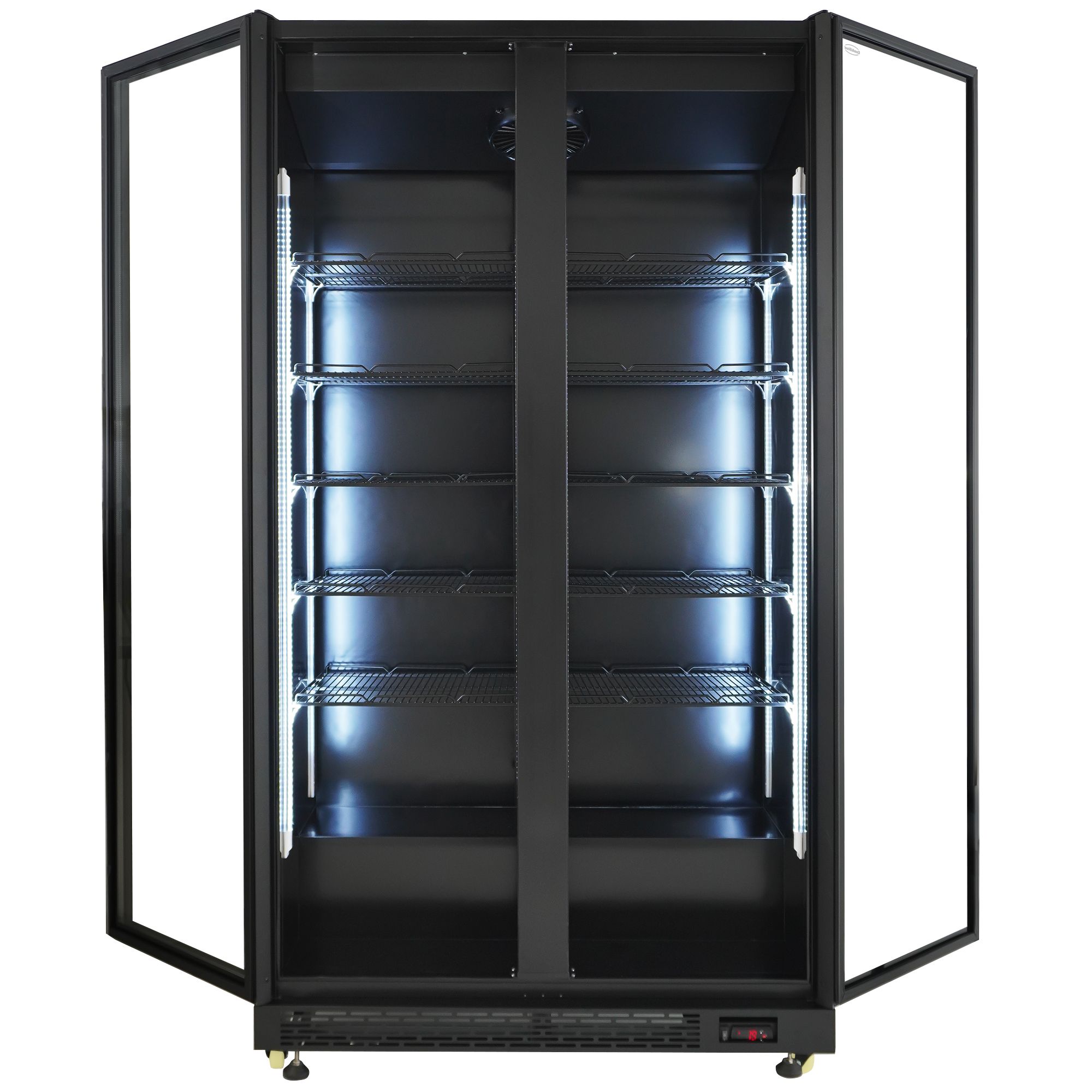 Picture of Combisteel NAP-850 Two-Door Glass Refrigerator - 850 L