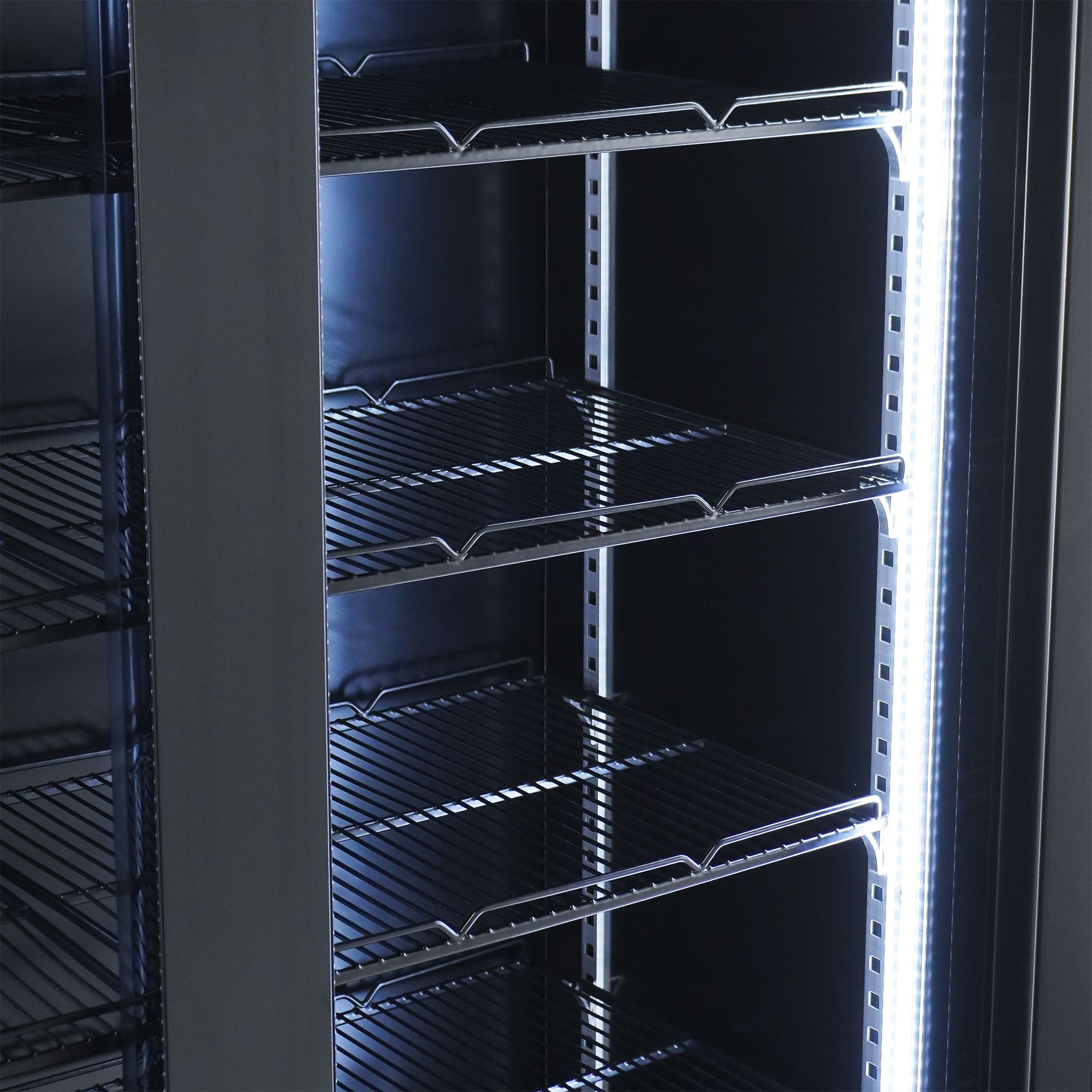 Picture of Combisteel NAP-850 Two-Door Glass Refrigerator - 850 L