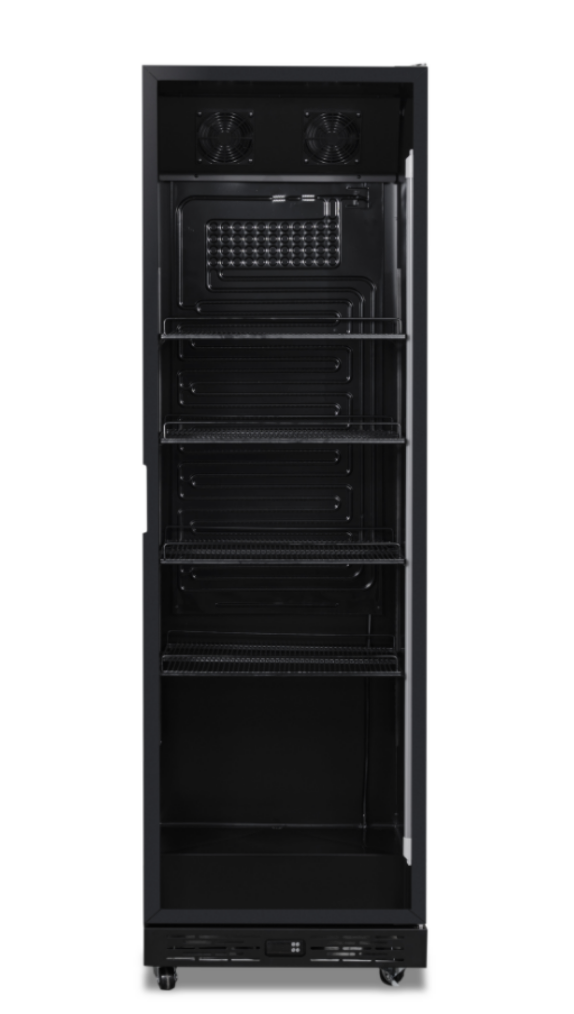 Picture of Combisteel NAP-360 Black Glass-Door Refrigerator - 375 L