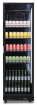 Picture of Combisteel NAP-360 Black Glass-Door Refrigerator - 375 L