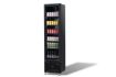 Picture of Combisteel NAP-250 Narrow Black Glass-Door Refrigerator - 217 L