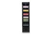 Picture of Combisteel NAP-250 Narrow Black Glass-Door Refrigerator - 217 L