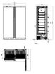 Picture of Combisteel White Two-Door Refrigerator - 744 L