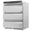 Picture of Combisteel Stainless Steel Refrigerator with 3 Drawers - 101 L