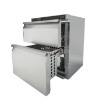 Picture of Combisteel Stainless Steel Refrigerator with 2 Drawers - 101 L