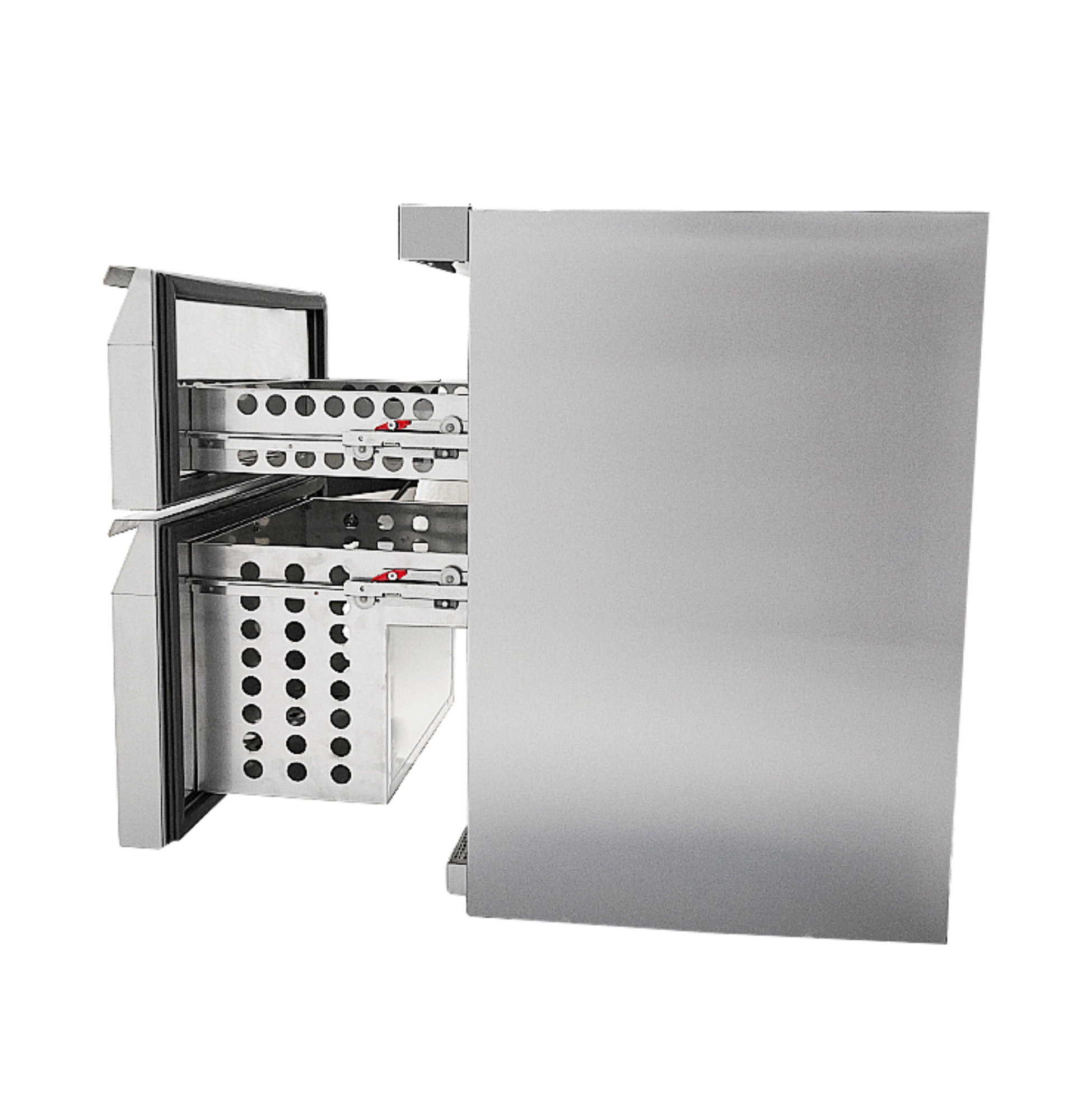 Picture of Combisteel Stainless Steel Refrigerator with 2 Drawers - 101 L