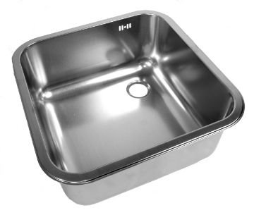 Picture of Combisteel AISI 304 Sink with PVC Siphon - 330 mm Width