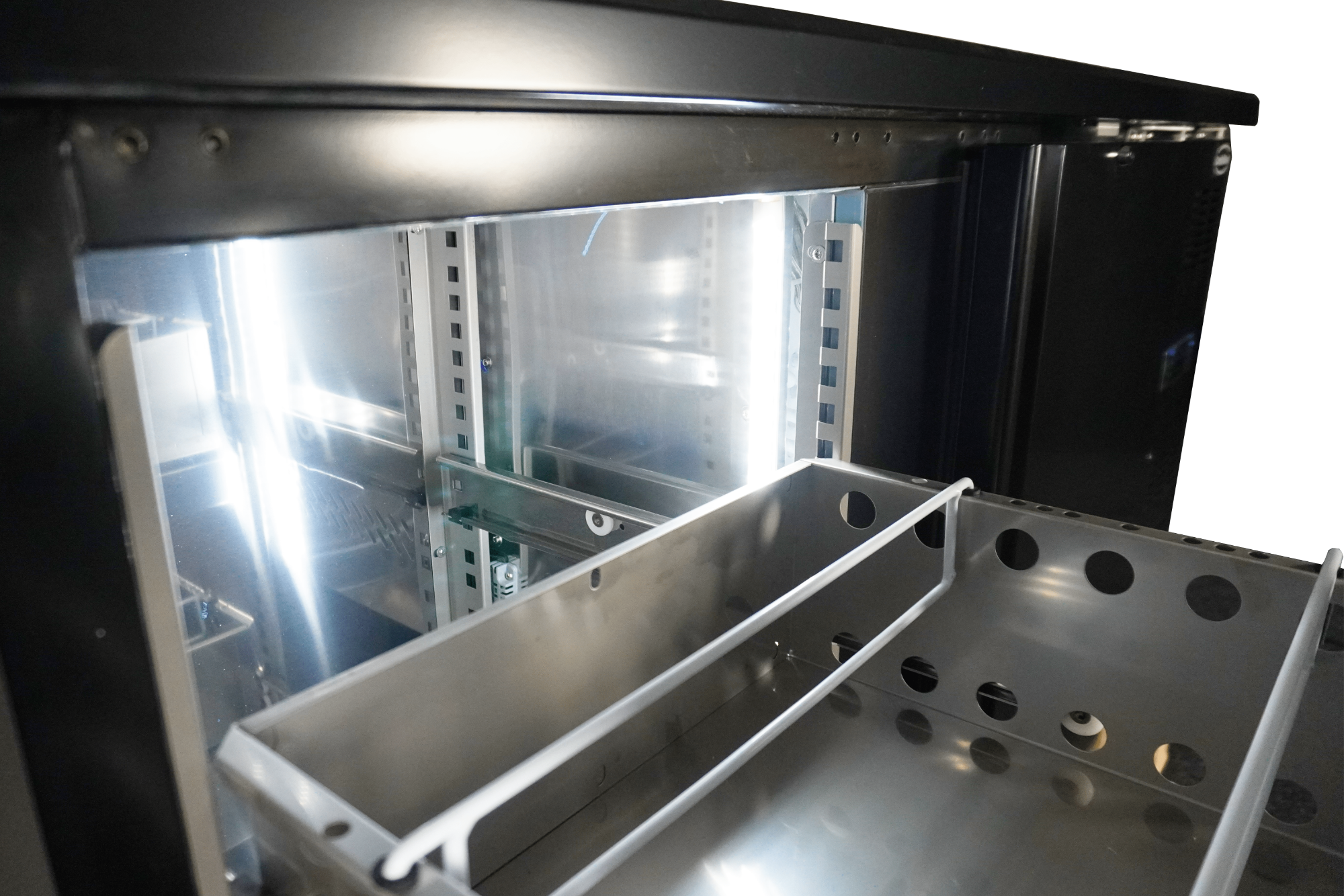 Picture of Combisteel Black Bar Cooler with 4 Drawers - 350 L
