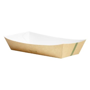 Picture of Vegware Kraft Food Tray Large 9x6" (600 Pack)