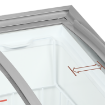 Picture of Tefcold IC102SCEB Sliding Curved Glass Lid Chest Freezer