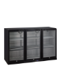 Picture of Tefcold DB302H Backbar with three hinged glass doors