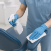 Picture of Spiritpak Examination Blue Nitrile PF Gloves L (10x100)