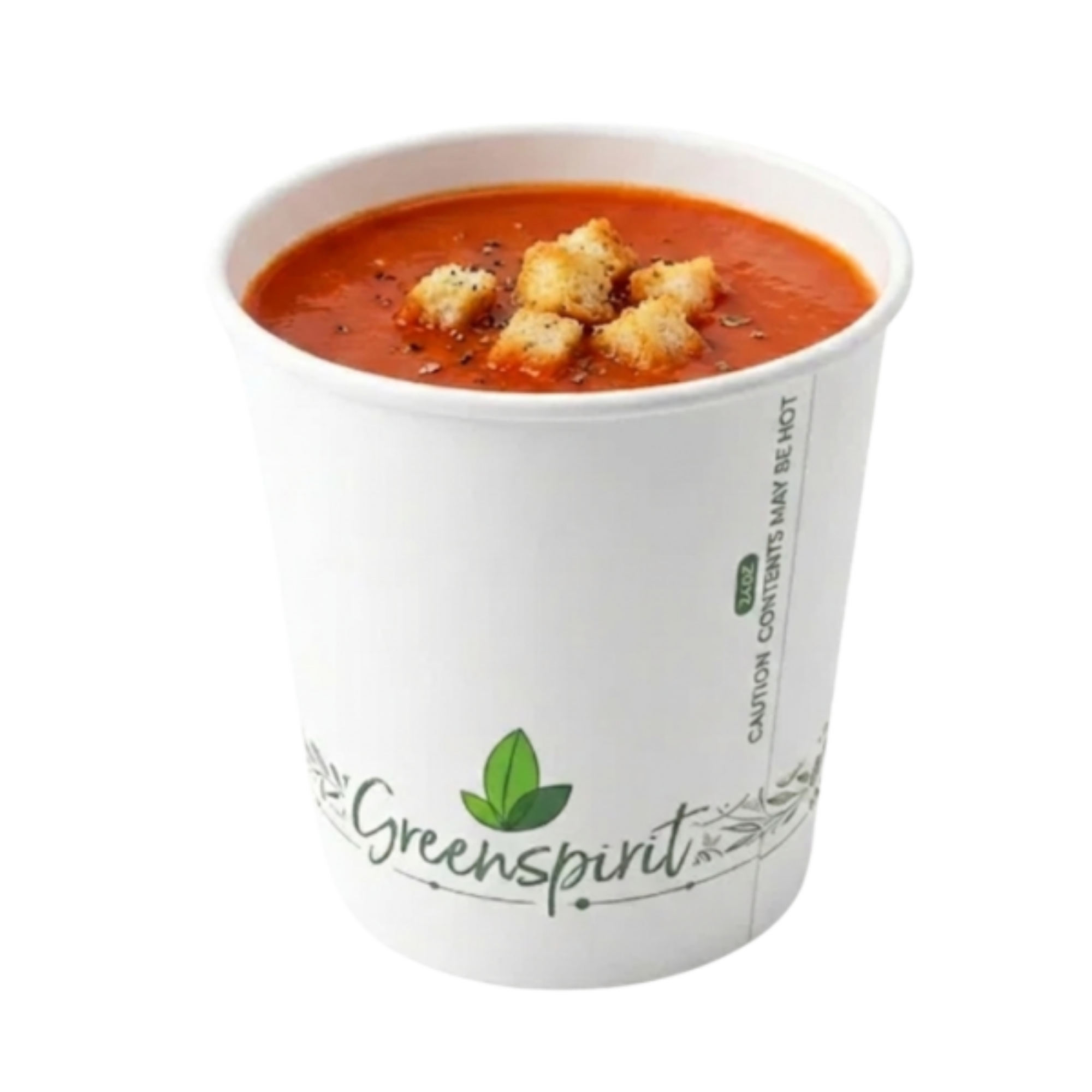 Picture of 24oz White Greenspirit Compostable Soup Containers (CS2)(20x25)