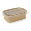 Picture of 500ml Spiritpak Kraft Rectangular Cont & PP Lids (3 x 50's)