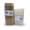 Picture of 650ml Spiritpak Kraft Rectangular Cont & PP Lids (3 x 50's)