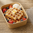 Picture of 500ml Spiritpak Kraft Rectangular Cont & PP Lids (3 x 50's)