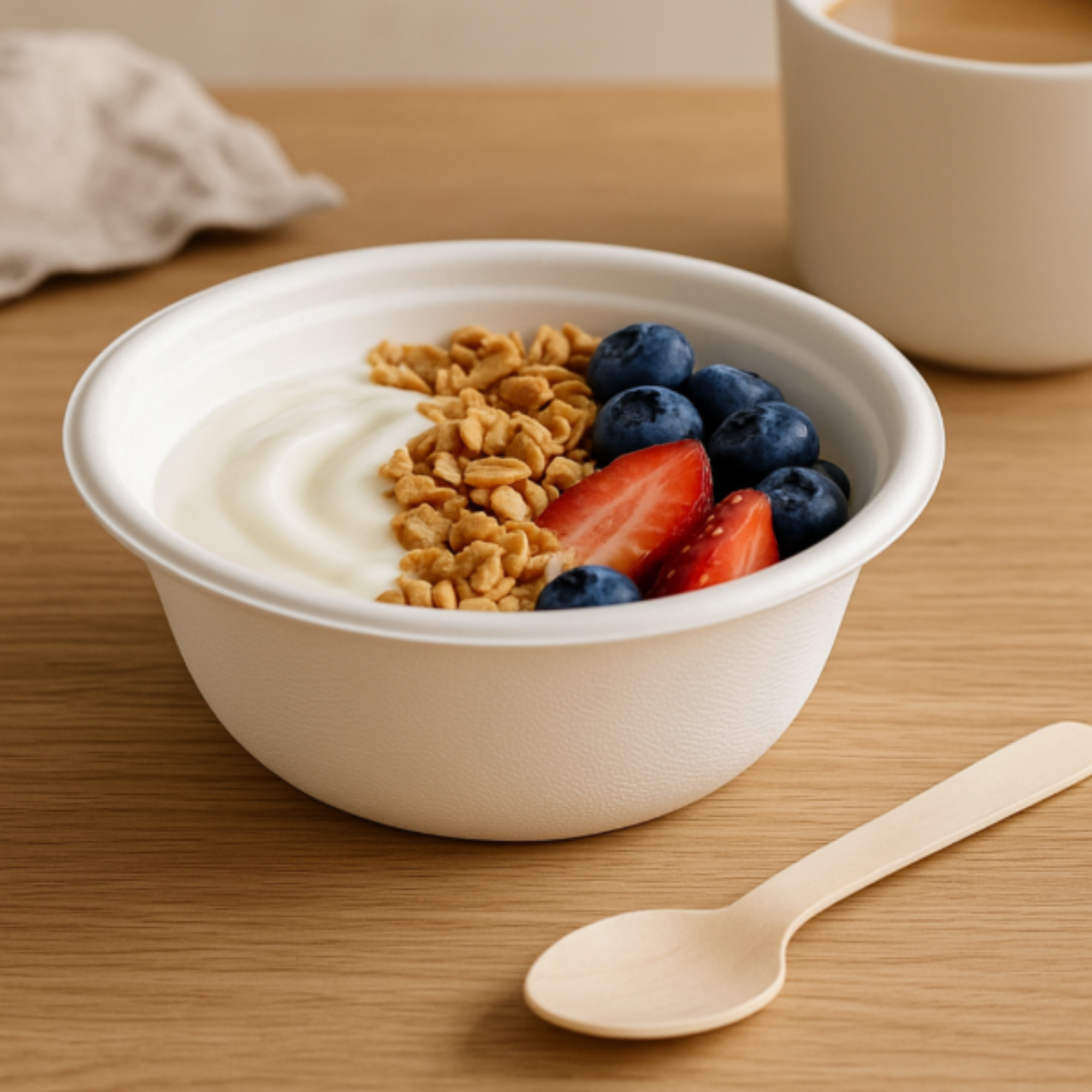 Picture of New 12oz Bagasse Bowls (20x50) - PFAS FREE