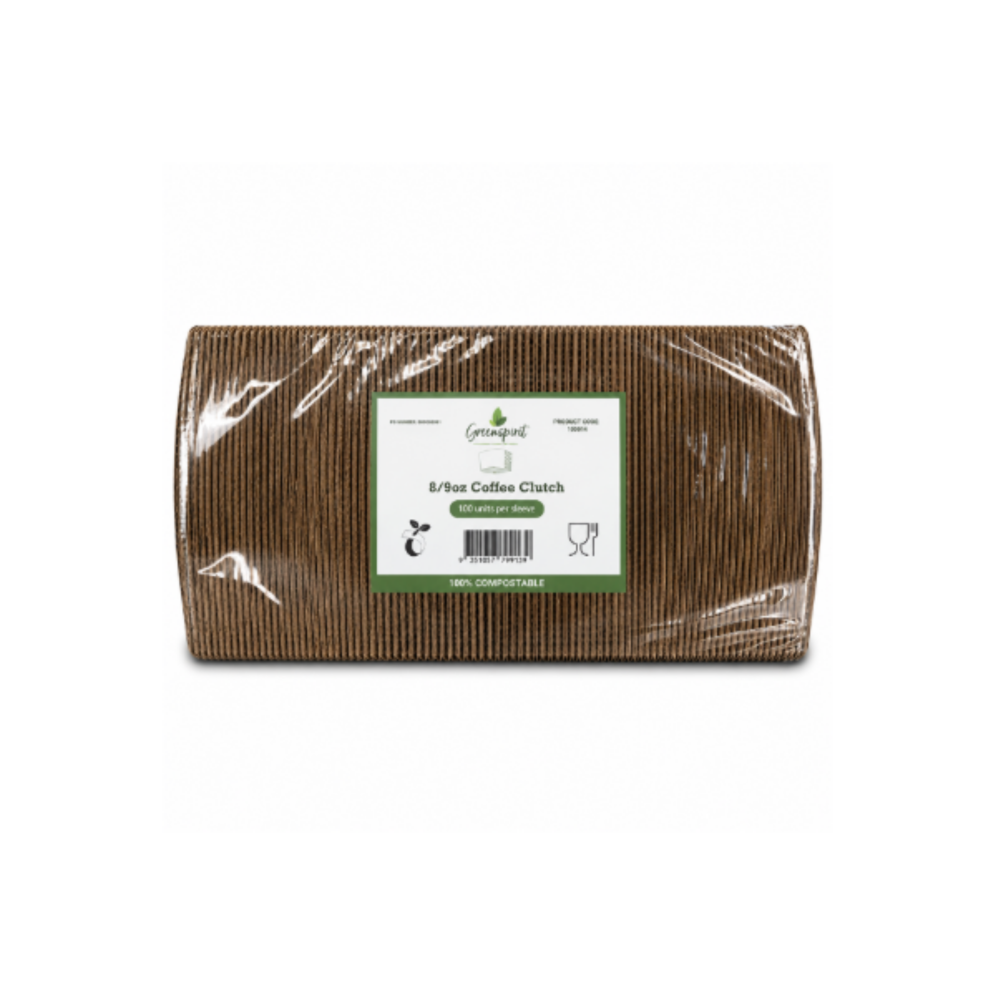 Picture of 8/9oz Greenspirit Coffee Cup Sleeve (10x100)