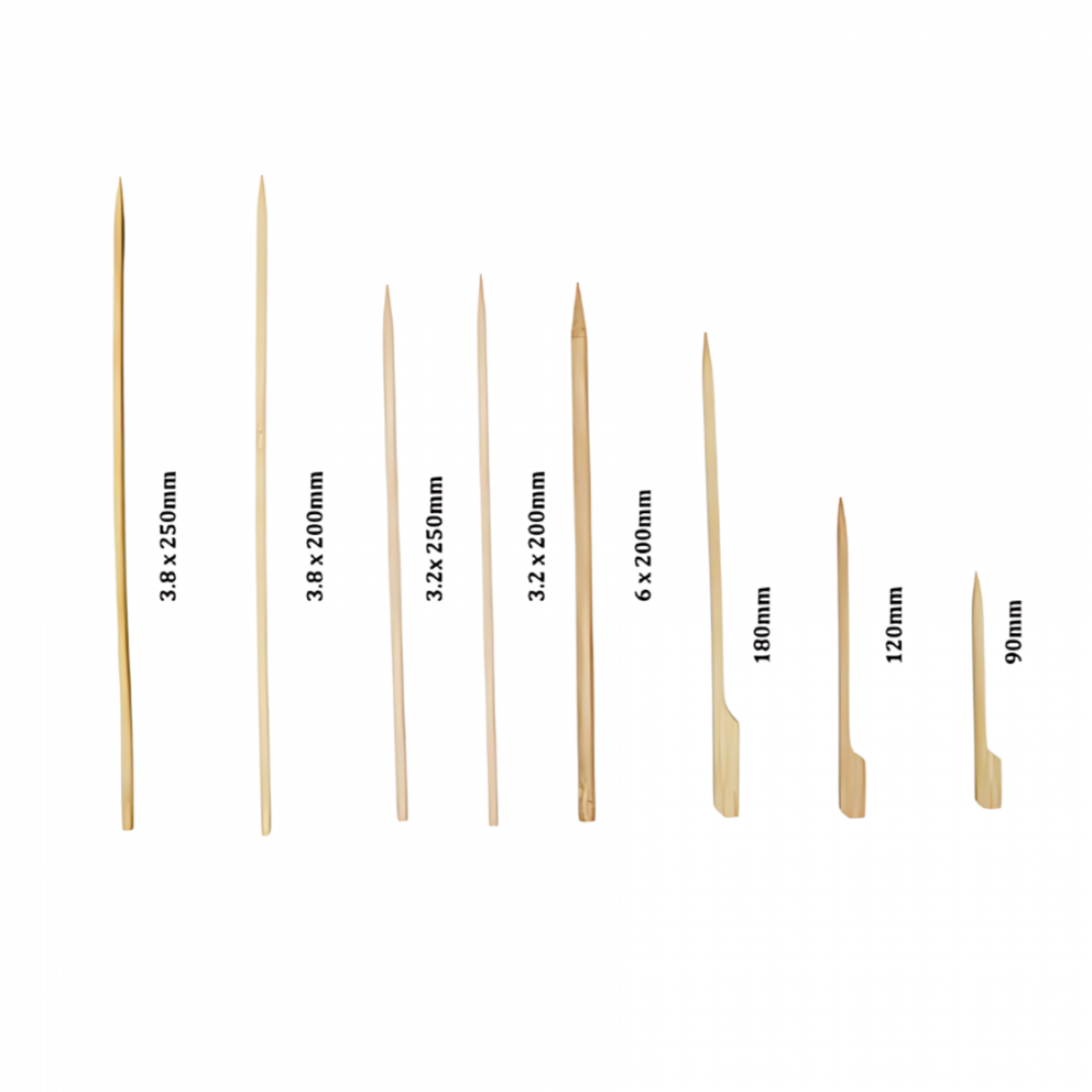 Picture of Beef Skewers 6mm x 200mm (300 units)