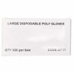 Picture of PE Disposable Gloves Clear Large