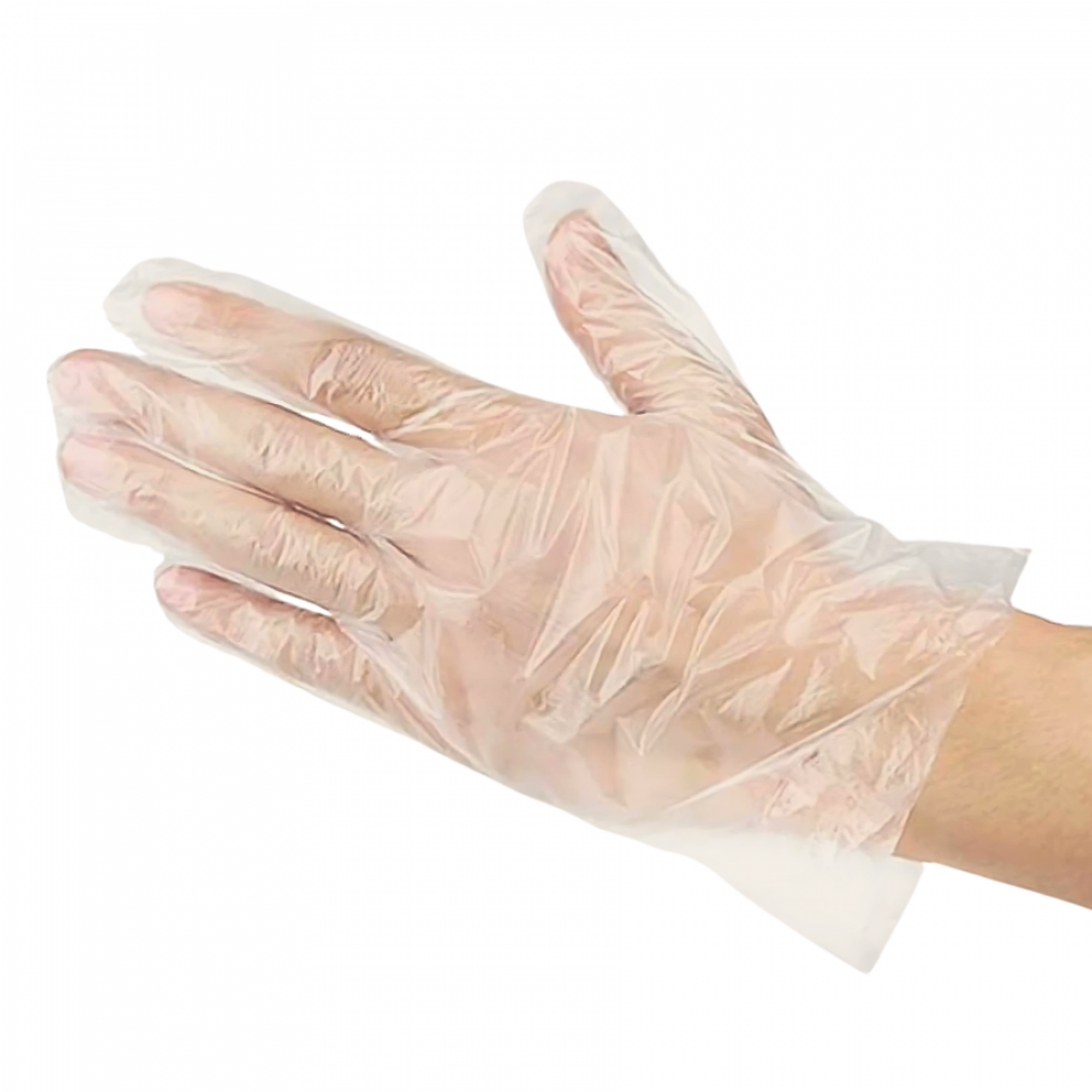 Picture of PE Disposable Gloves Clear Large