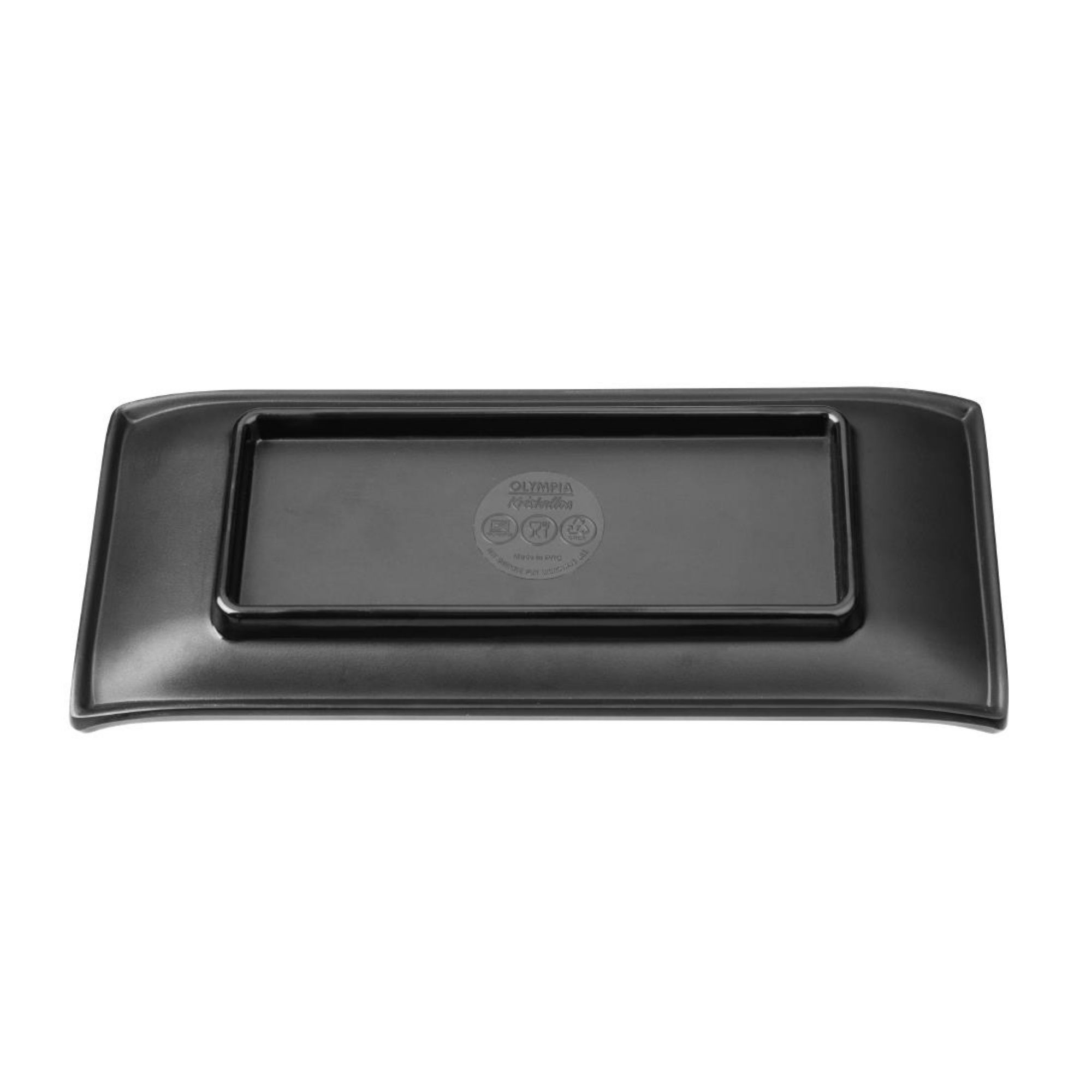 Picture of Olympia Kristallon Fusion Rectangular Small Plates 225mm (6 Pack)