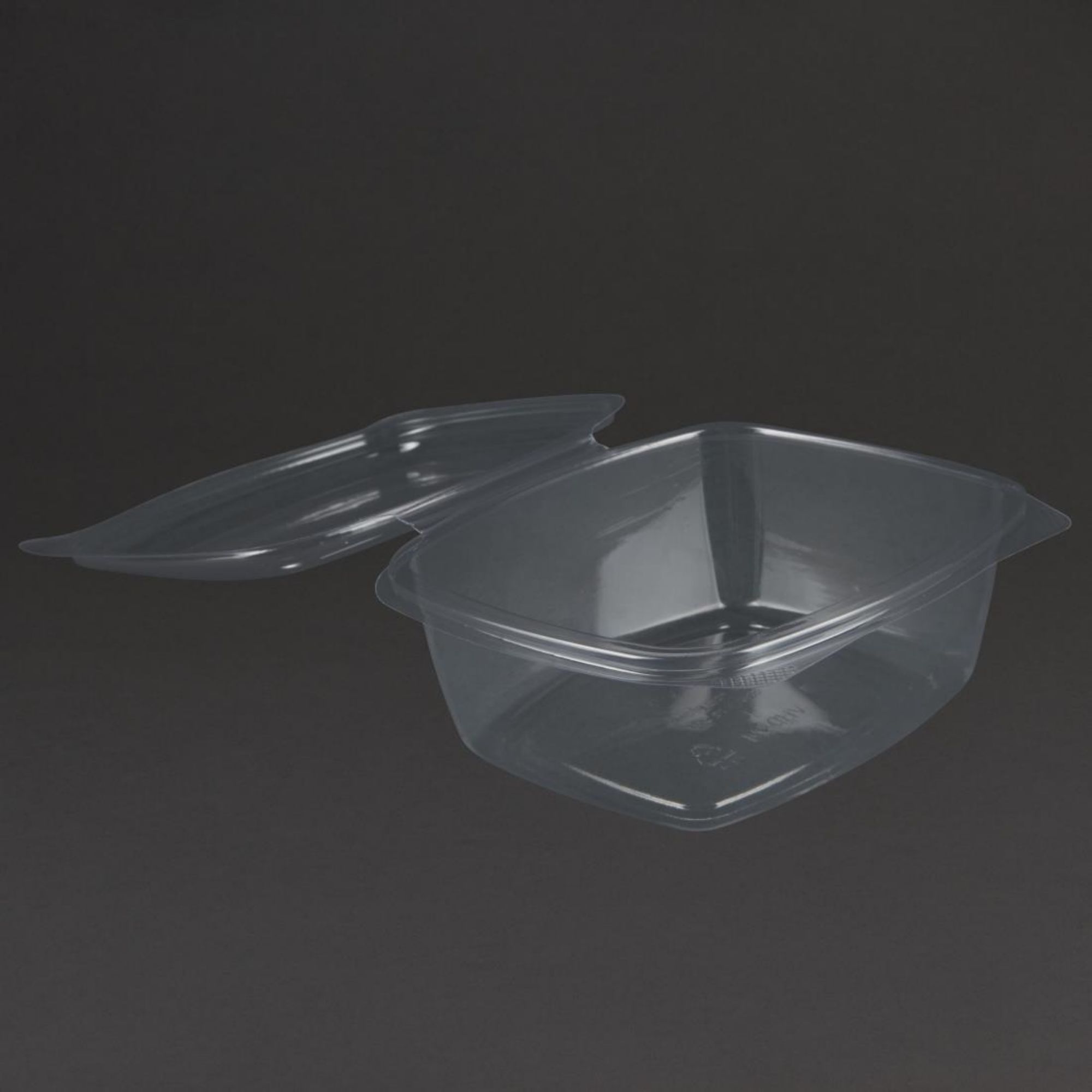 Picture of Vegware Compostable PLA Hinged-Lid Deli Containers 680ml / 24oz (200 Pack)