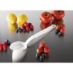 Picture of Matfer Bourgeat Exoglass Perforated Serving Spoon White 13"
