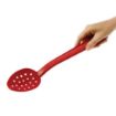 Picture of Matfer Bourgeat Exoglass Perforated Serving Spoon Red 13"
