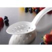 Picture of Matfer Bourgeat Exoglass Perforated Serving Spoon White 13"
