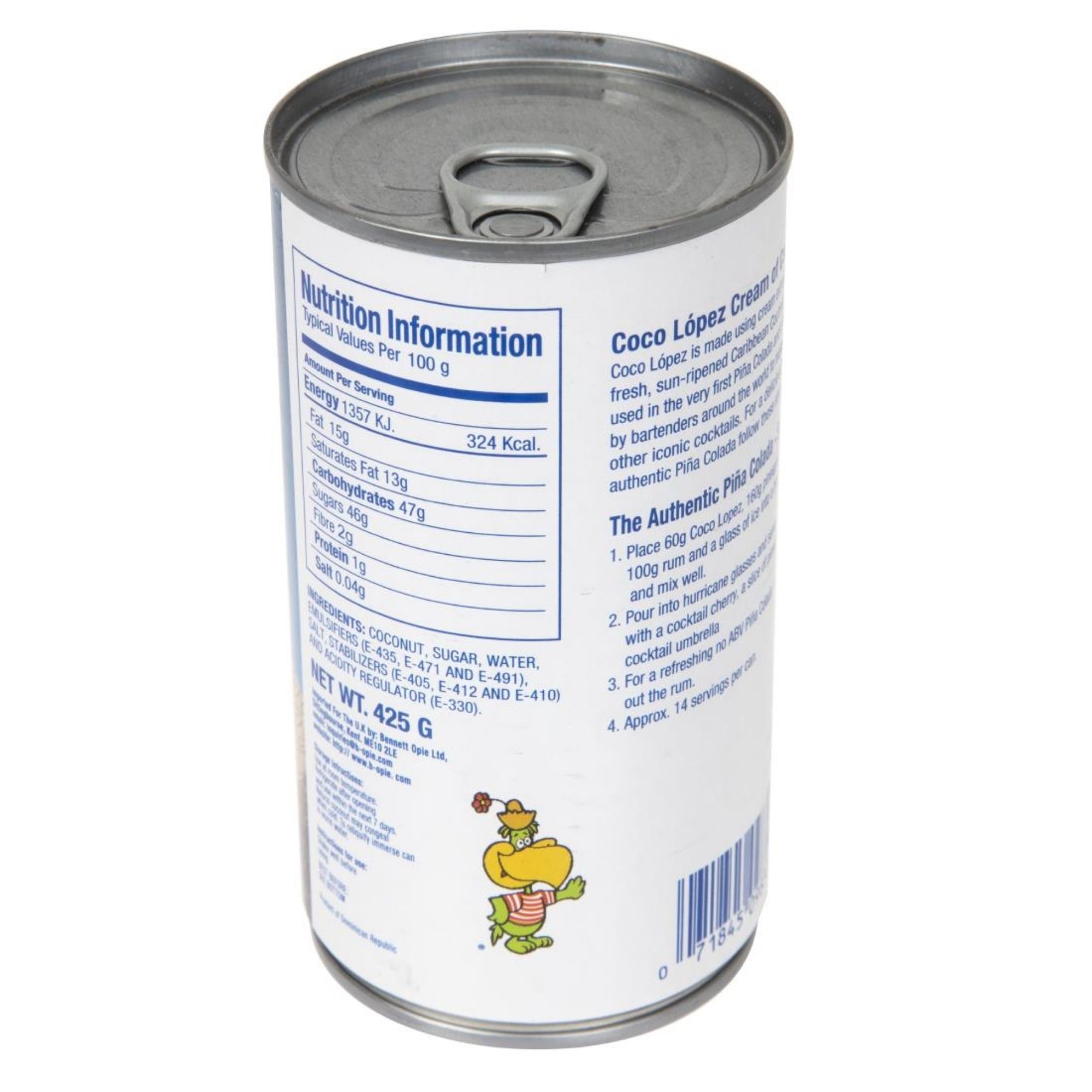 Picture of Coco Lopez Cream of Coconut Cocktail Mix