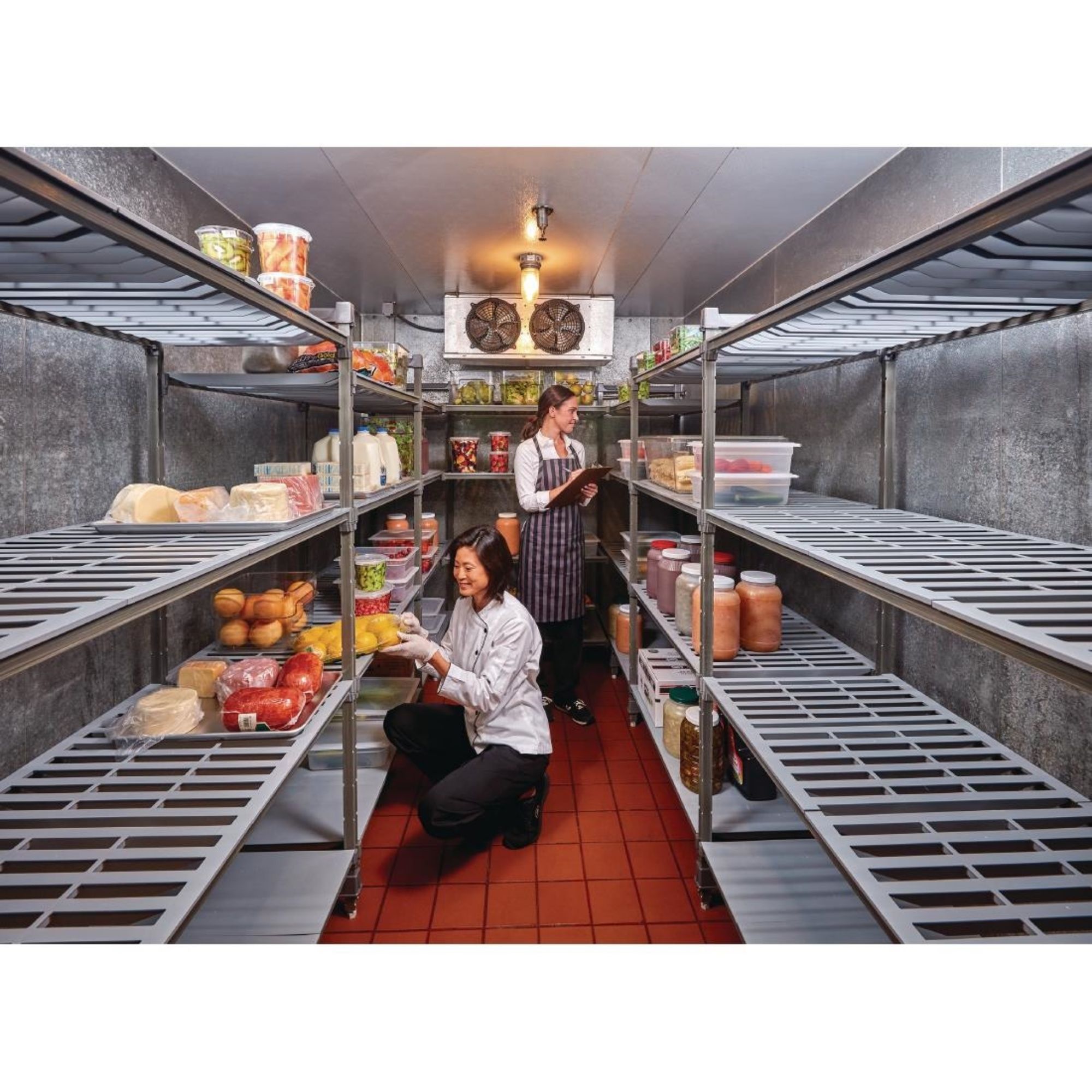 Picture of Cambro Camshelving Basics Plus Add-On Unit 4 Tier With Vented Shelves 1630(H)x 870(W)x 540(D)mm