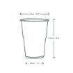 Picture of Vegware PLA Half Pint to Brim Cup UKCA/UKNI/CE-marked (2100 Pack)