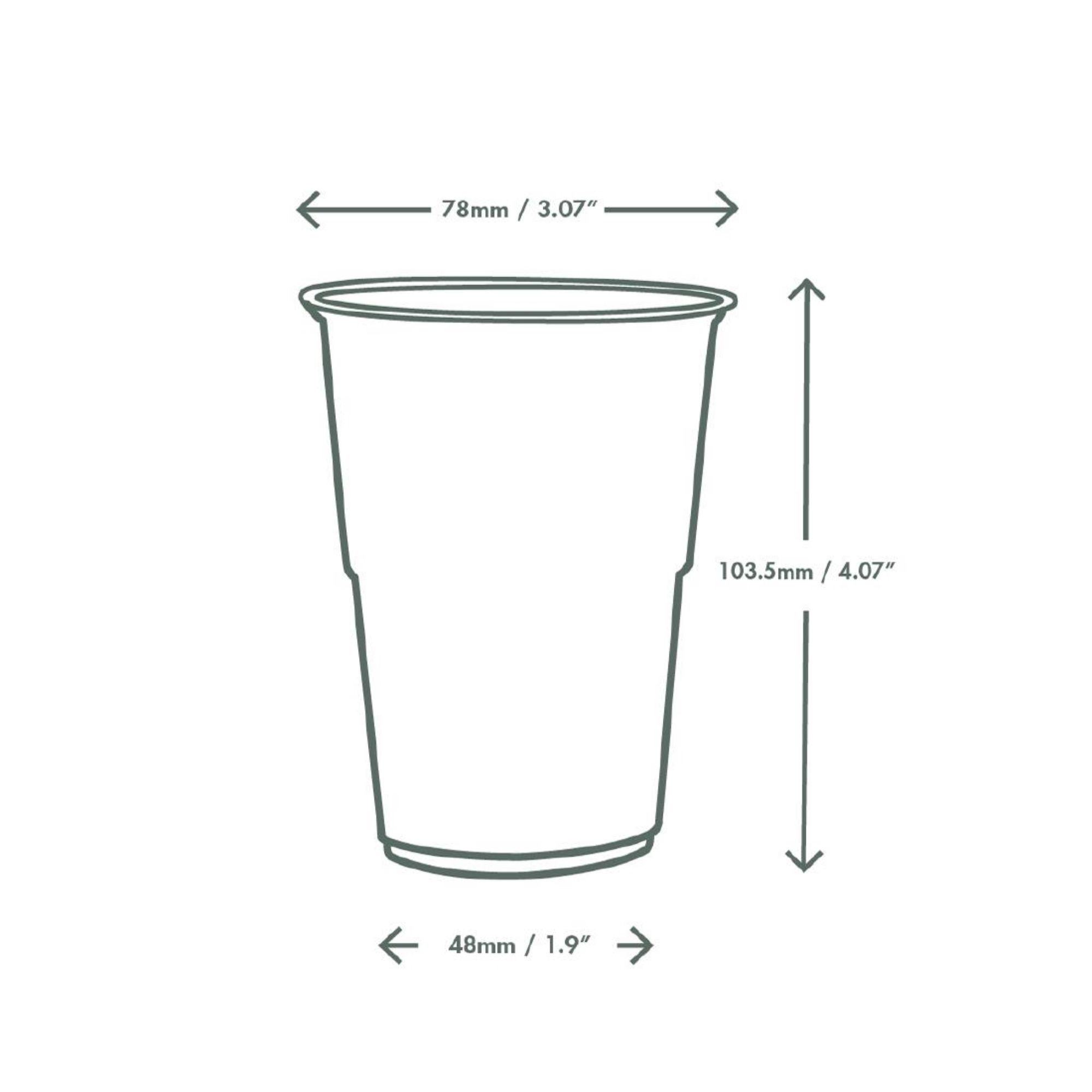 Picture of Vegware PLA Half Pint to Brim Cup UKCA/UKNI/CE-marked (2100 Pack)