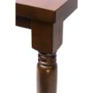 Picture of Cotswold Dark Wood Square Dining Table 700x700mm