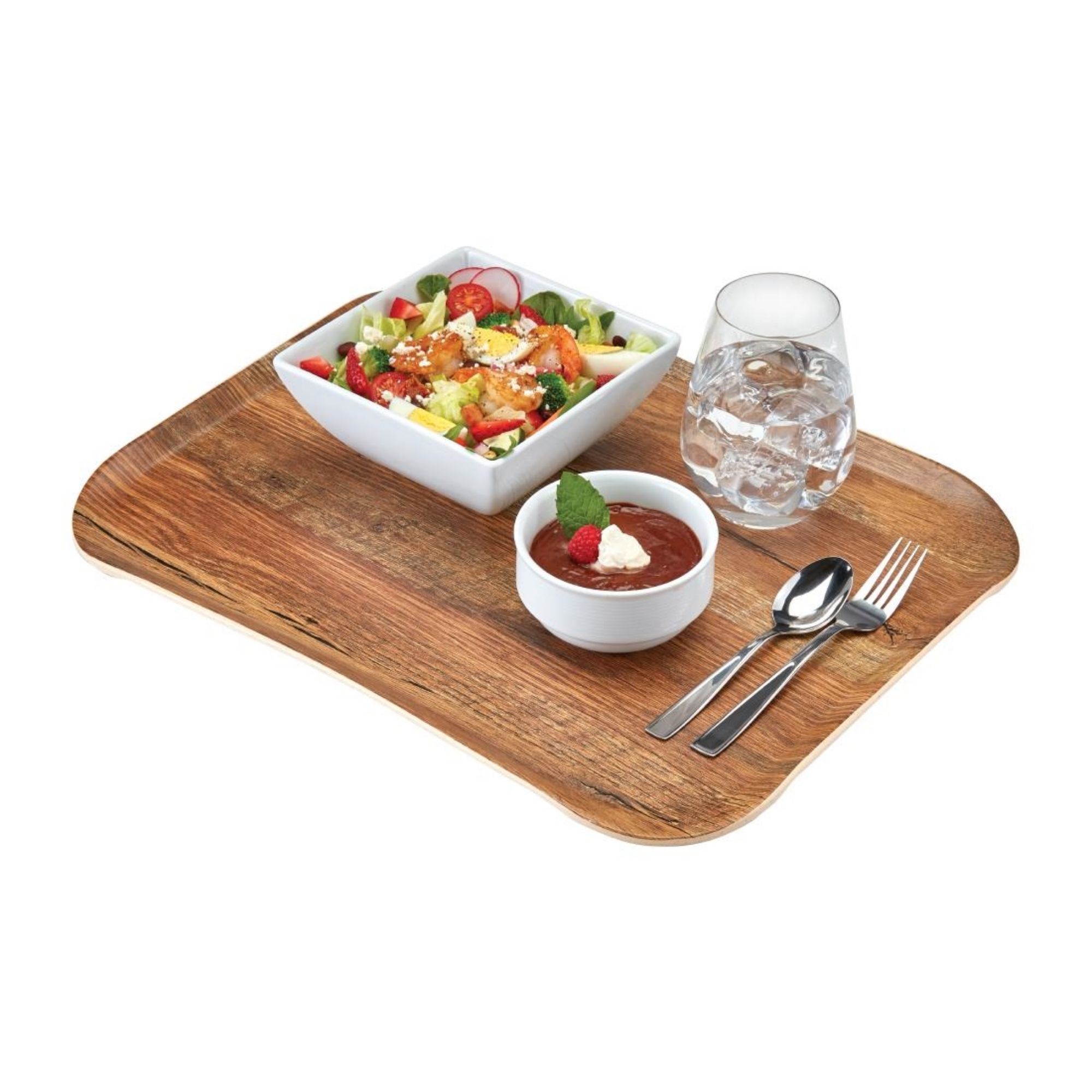 Picture of Cambro Versa Tray Wood Grain Brown Oak 330x430mm (12 Pack)