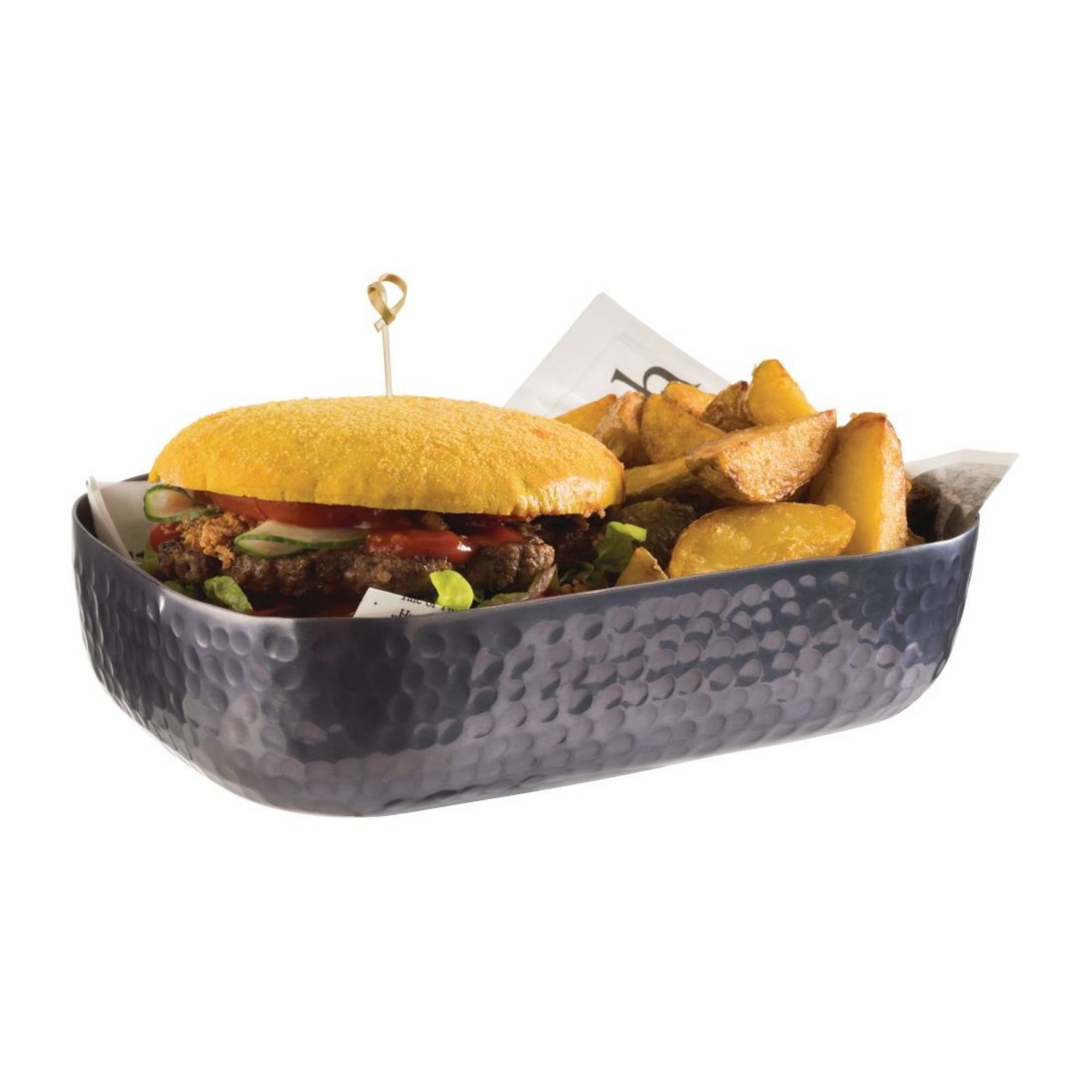 Picture of APS Hammered Serving Bowl Black 155 x 230mm
