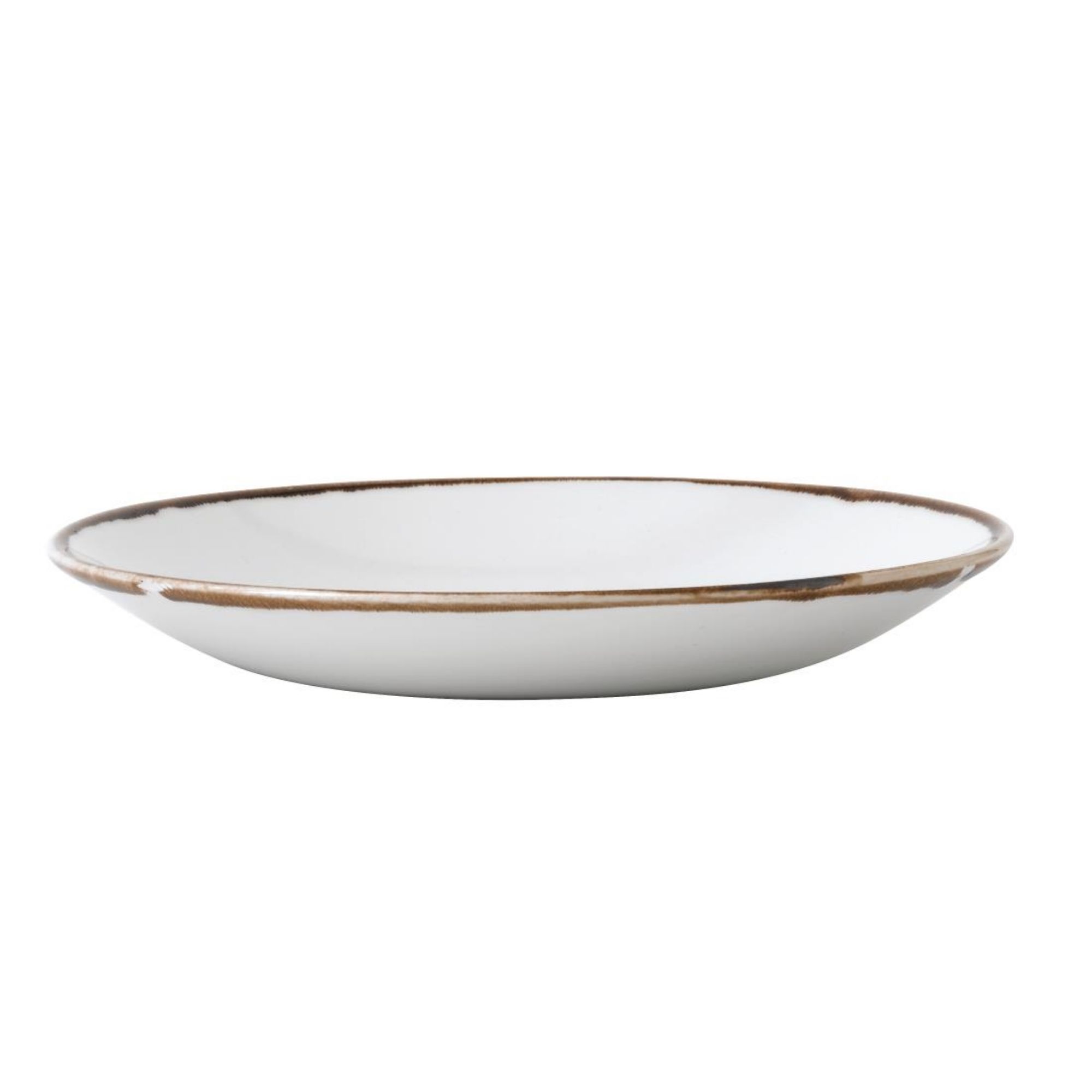 Picture of Dudson Harvest Deep Coupe Plates Natural 255mm (12 Pack)