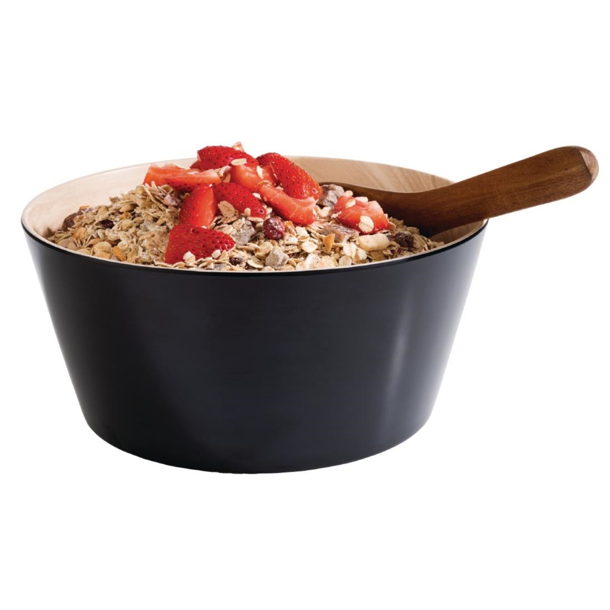 Picture of APS Frida Bowl Wood & Black 125(Ã˜)mm 250ml