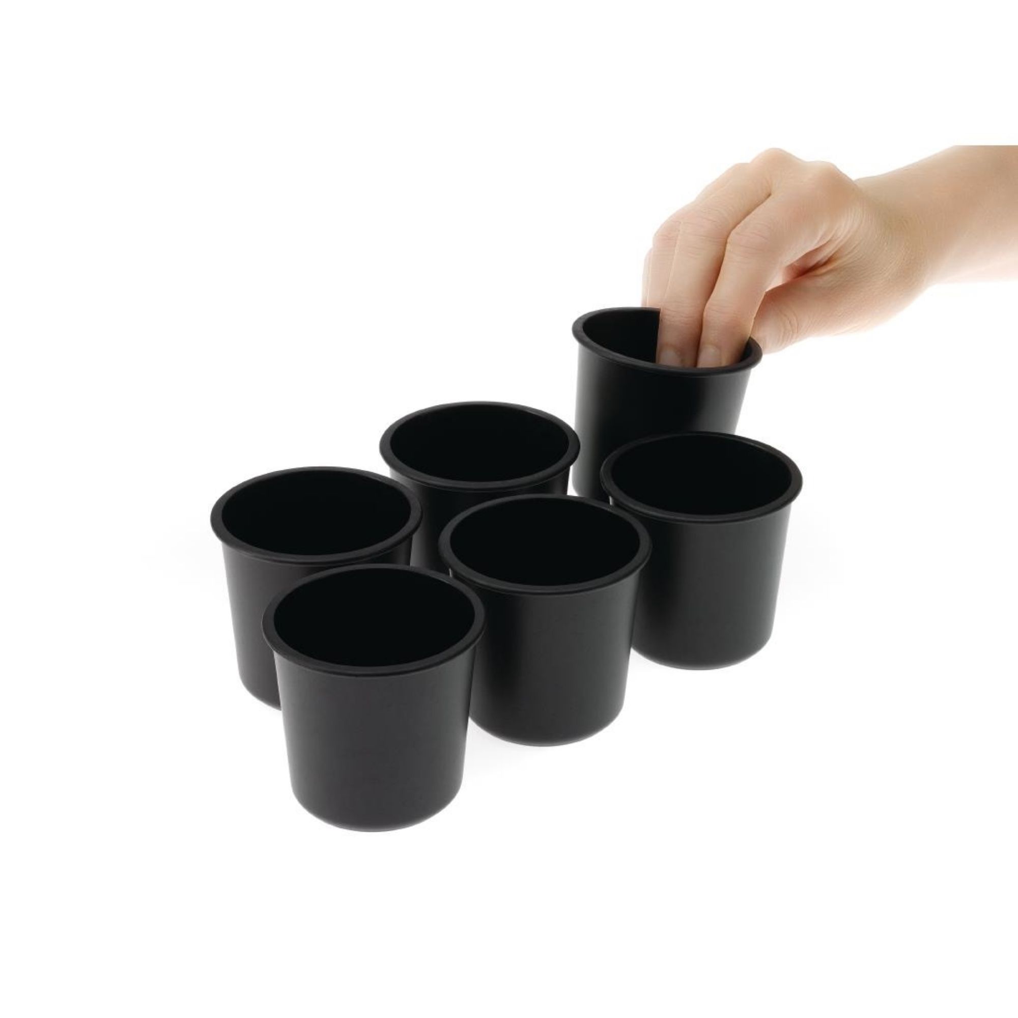 Picture of Matfer Bourgeat Exoglass Dariole Mould 55mm (6 Pack)