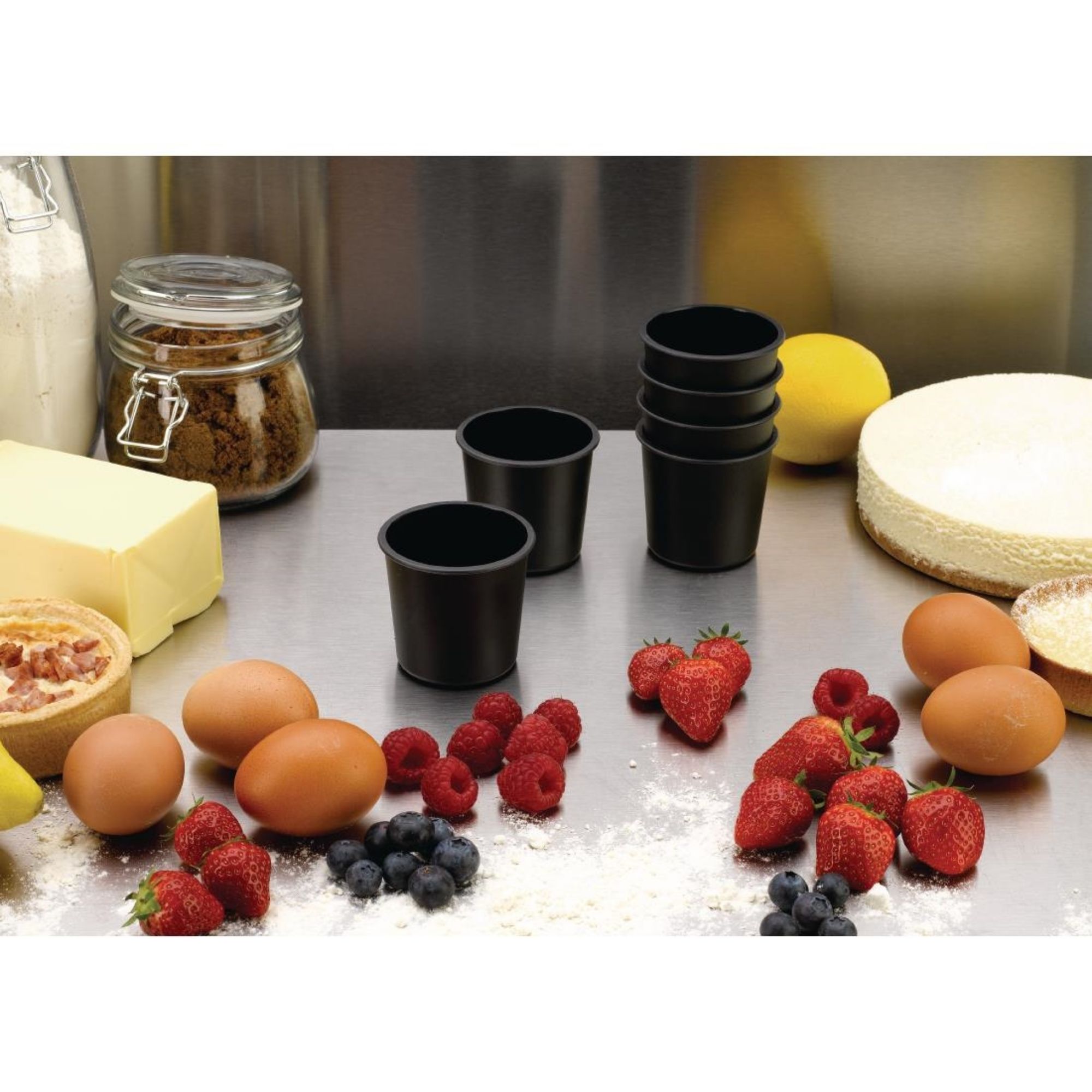 Picture of Matfer Bourgeat Exoglass Dariole Mould 60mm (6 Pack)