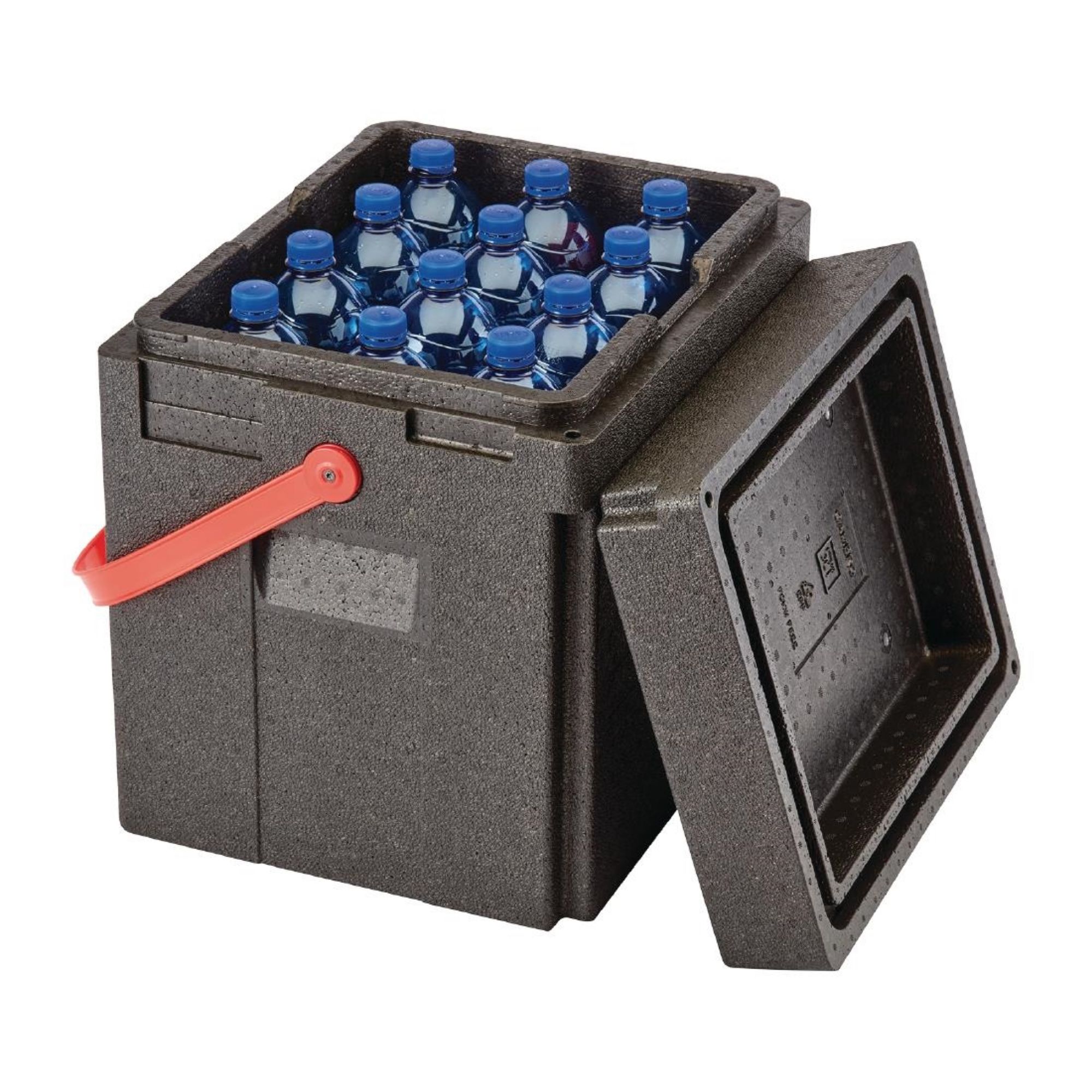 Picture of Cambro Cam GoBox Tall Beverage Box Insulated Drinks Carrier With Strap 35Ltr