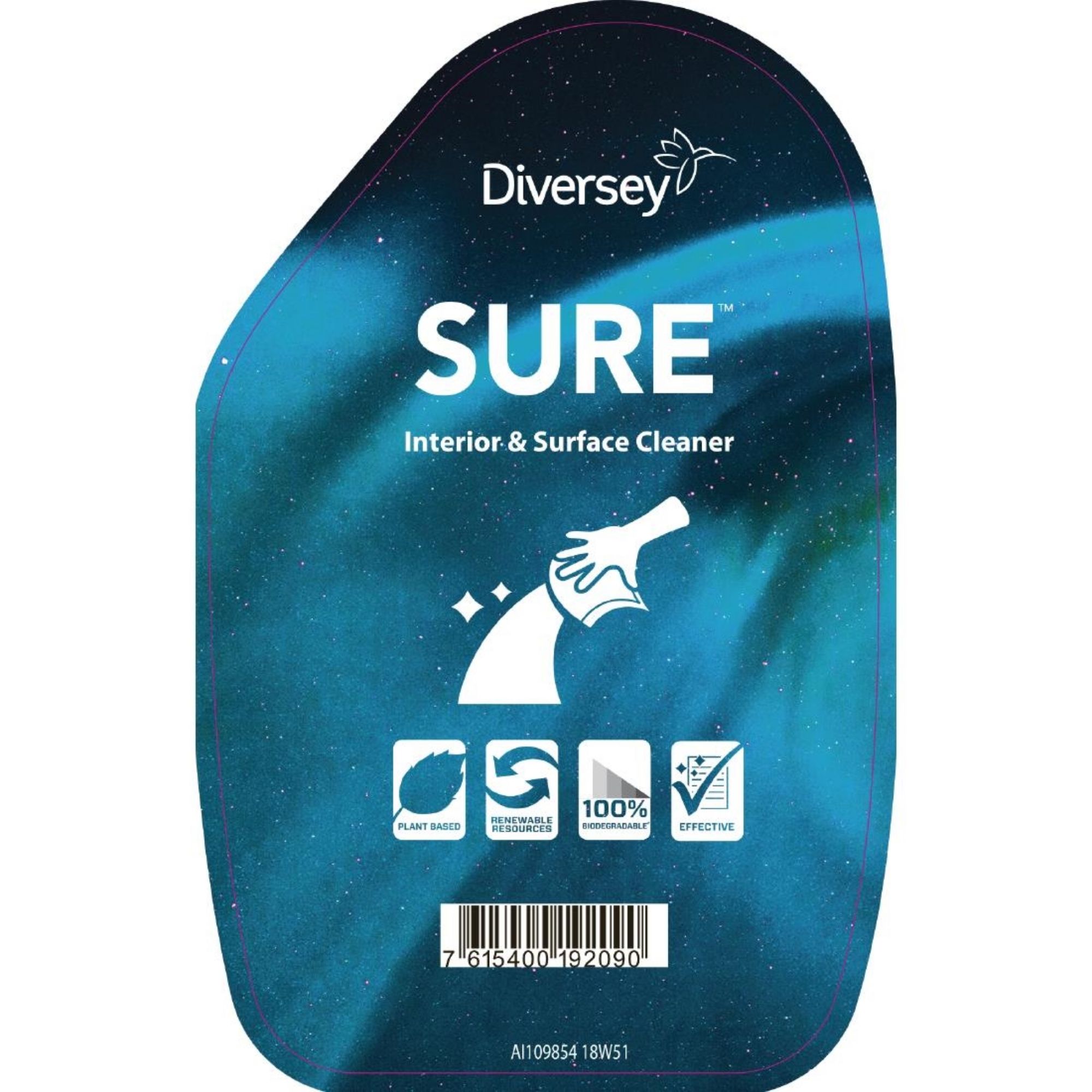 Picture of SURE Glass Cleaner / Interior and Surface Cleaner Refill Bottles 750ml (6 Pack)